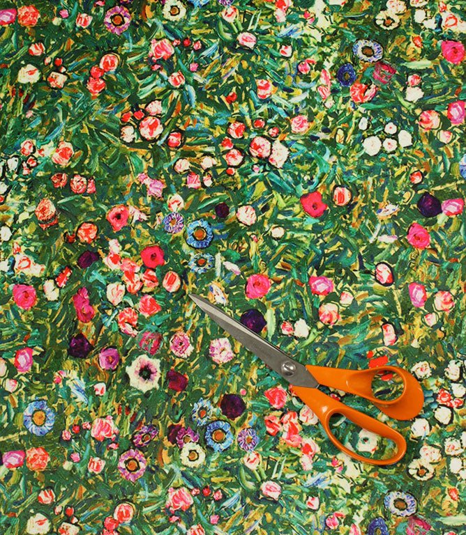 Fresia Velvet Fabric / Multi - Just Fabrics