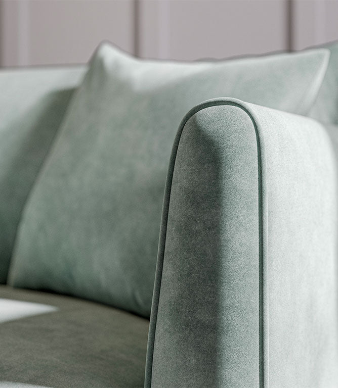 JF Vintage Velvet FR Fabric / Powder - Just Fabrics