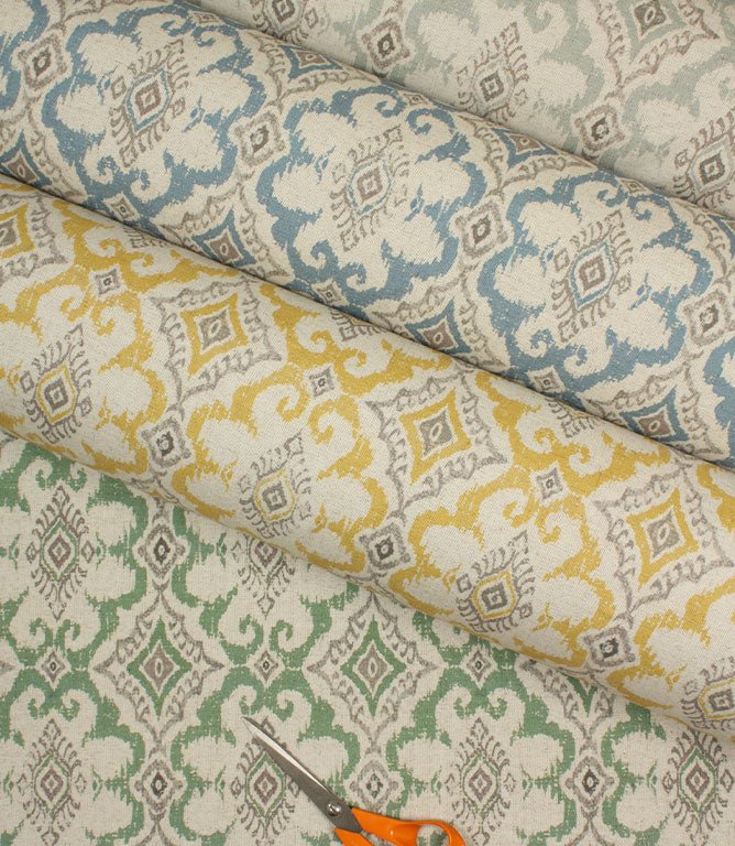Daria Wide Fabric / Yellow - Just Fabrics