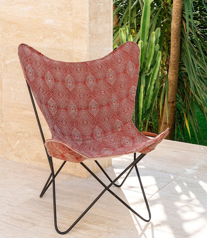 Toledo Fabric / Blanc / Noir - Just Fabrics