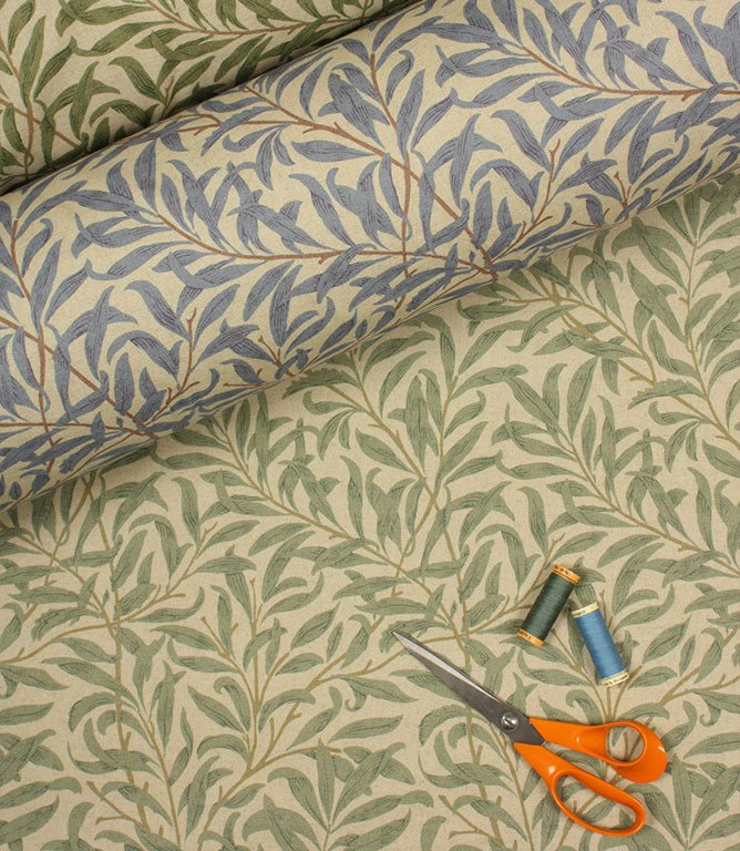 Boughs Wide Fabric / Grey - Just Fabrics