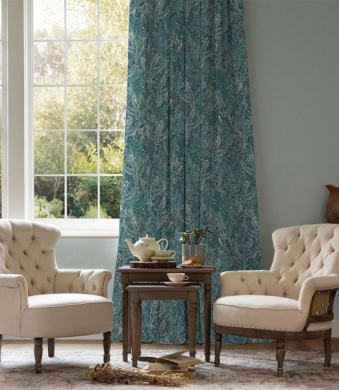 Valetta Fabric / Teal - Just Fabrics