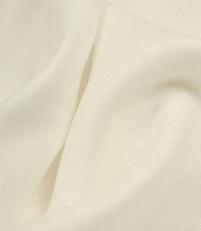 Stowe Linen Fabric / Blanc - Just Fabrics