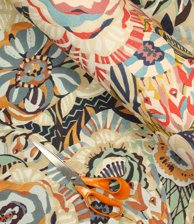 Eden Fabric / Indigo - Just Fabrics