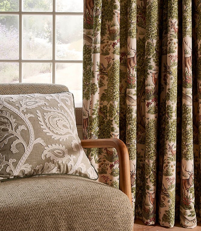 Woodland Retreat Fabric / Sapphire - Just Fabrics