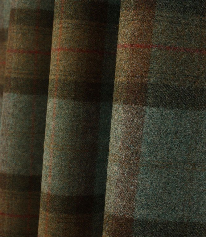Skye Wool Fabric / Sea - Just Fabrics