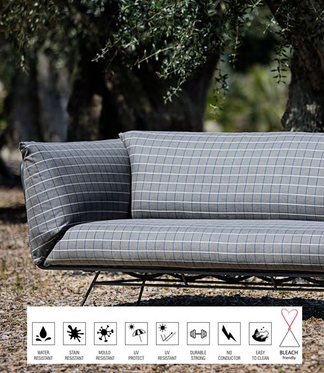 Alicante Fabric / Mocha - Just Fabrics