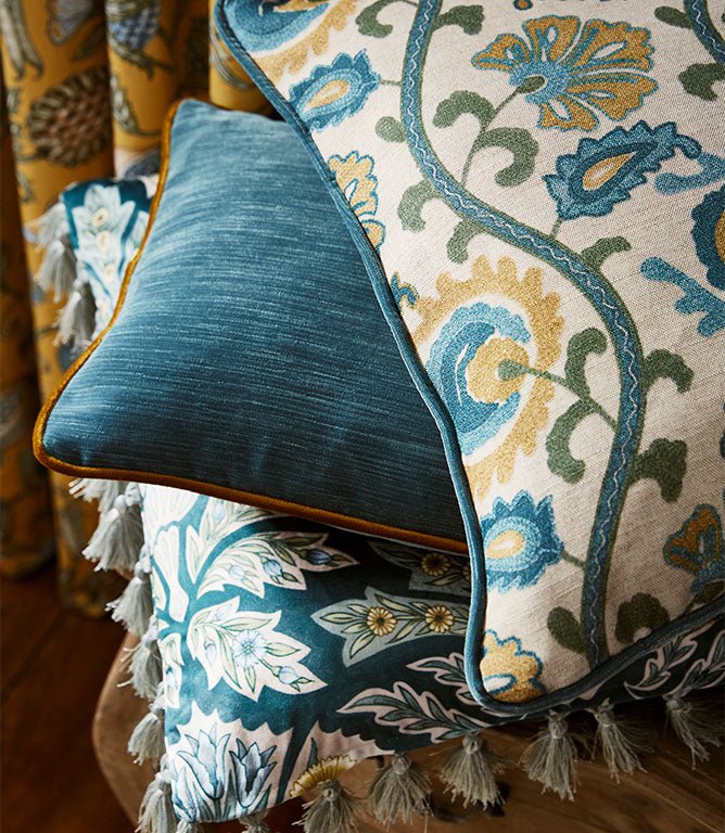 Suzani FR Fabric / Blush - Just Fabrics