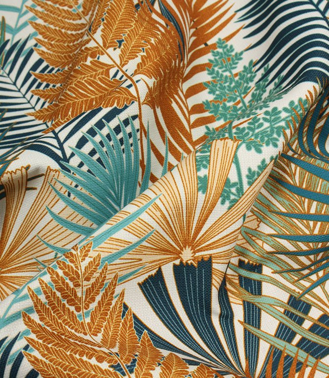 Fern Outdoor Fabric / Blue - Just Fabrics