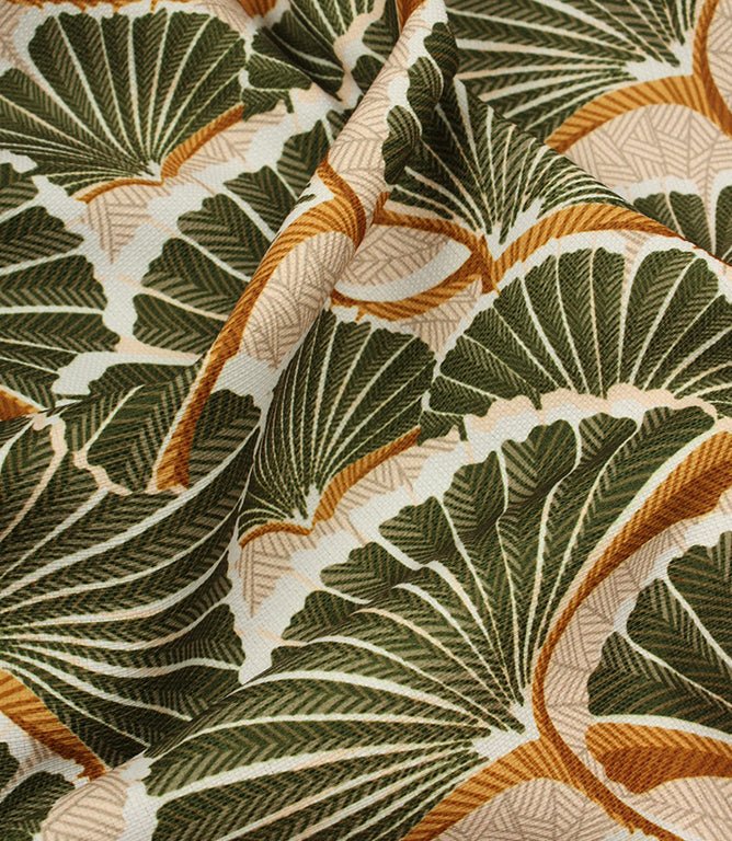 Hosta Outdoor Fabric / Khaki - Just Fabrics