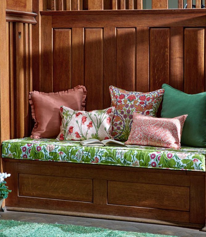 Monkshood Fabric / Rhubarb - Just Fabrics