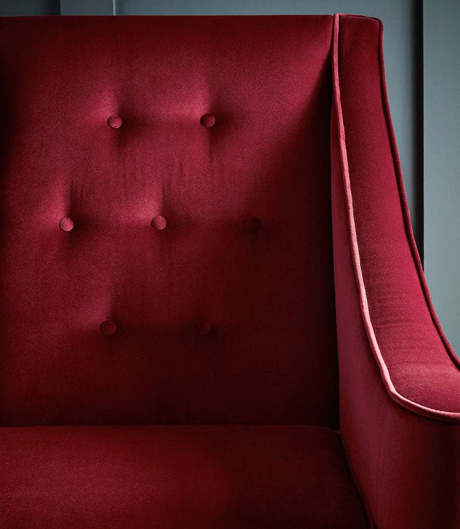 Adley FR Velvet Fabric / Charcoal - Just Fabrics