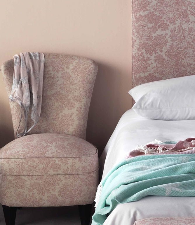 Zen Toile Fabric / Red - Just Fabrics