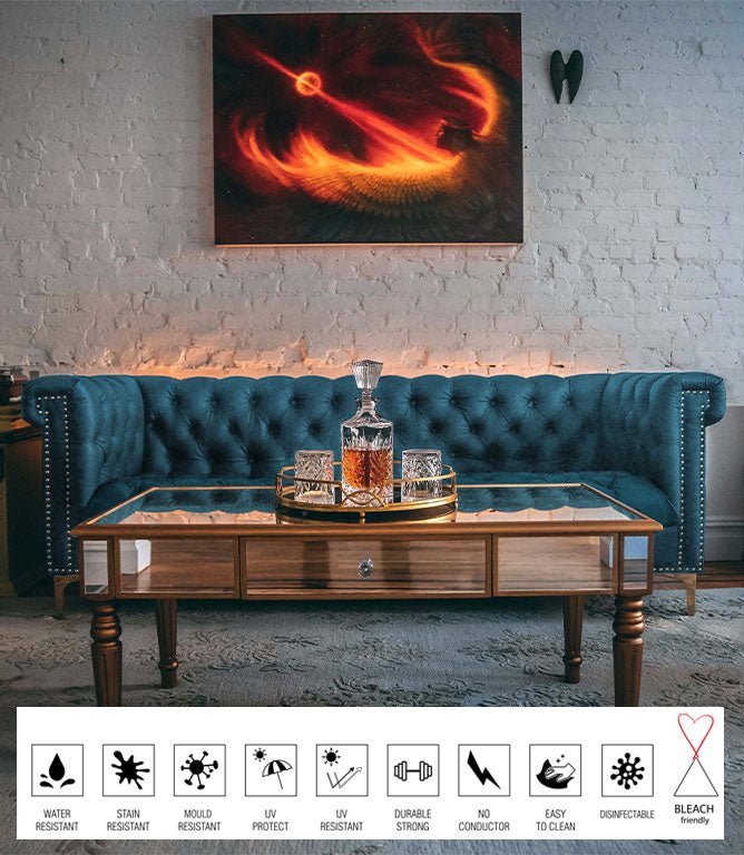 Valencia Fabric / Navy - Just Fabrics