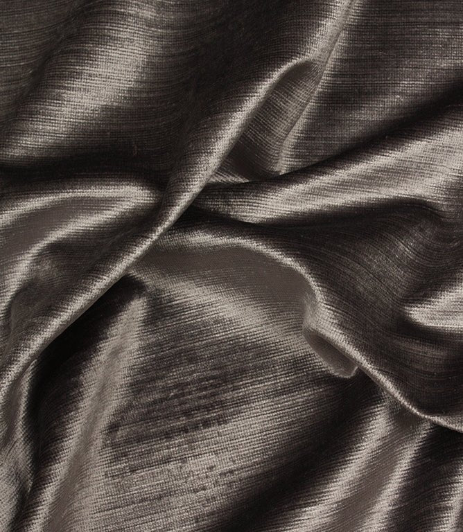 Elva Velvet Fabric / Silver - Just Fabrics