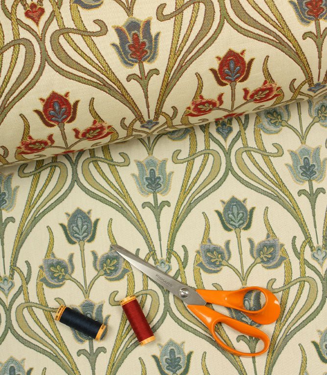 Arthur Fabric / Blue - Just Fabrics