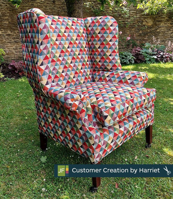 JF Geo Big Fabric / Multi - Just Fabrics