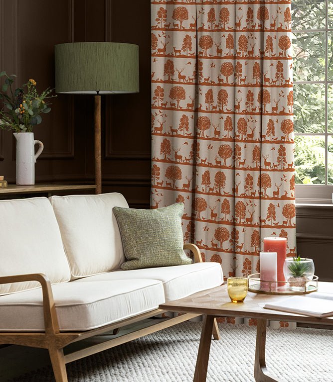 Cairngorms Fabric / Rust - Just Fabrics