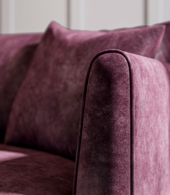 JF Vintage Velvet FR Fabric / Aubergine - Just Fabrics