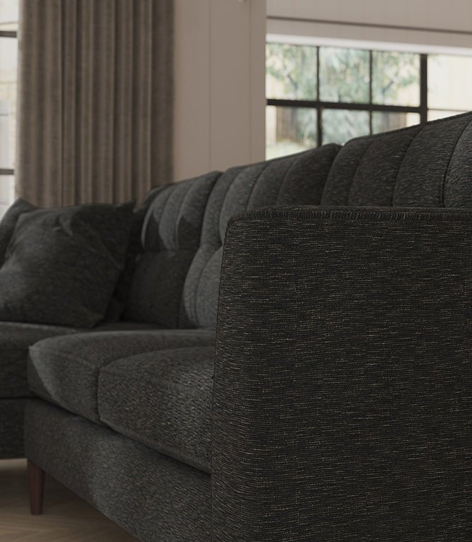 Ghent FR Fabric / Ebony - Just Fabrics