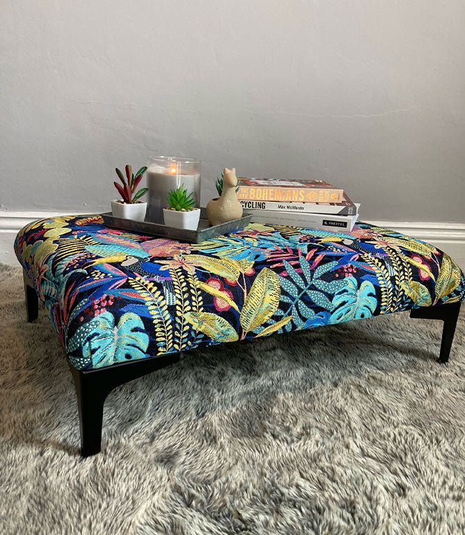 Tropical Andes Fabric / Azure - Just Fabrics