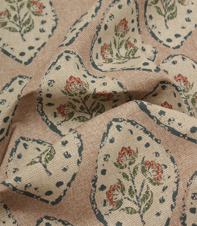 Fleur De Lune Fabric / Soft Pink - Just Fabrics