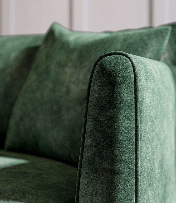 JF Vintage Velvet FR Fabric / Emerald - Just Fabrics