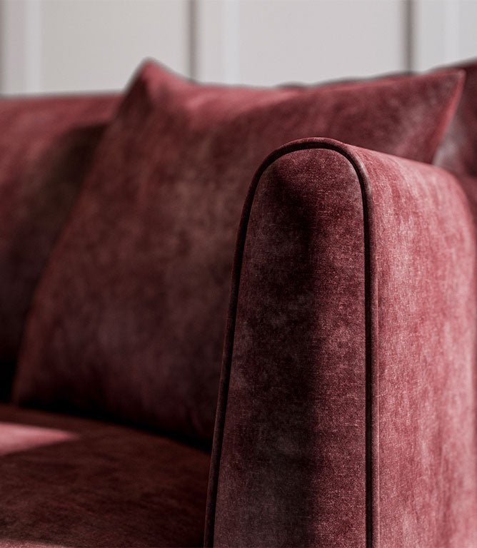JF Vintage Velvet FR Fabric / Oxblood - Just Fabrics