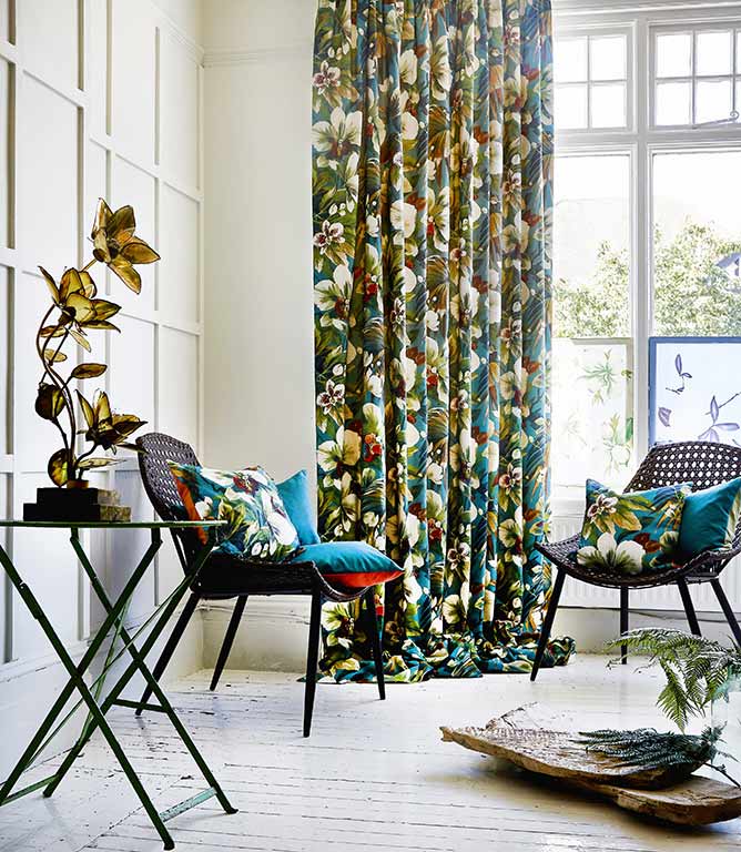 Moorea Fabric / Sea Spray - Just Fabrics