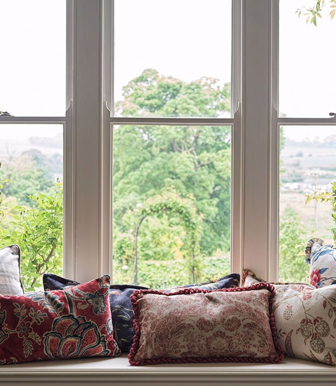 Box Hill Fabric / Slate / Stone - Just Fabrics