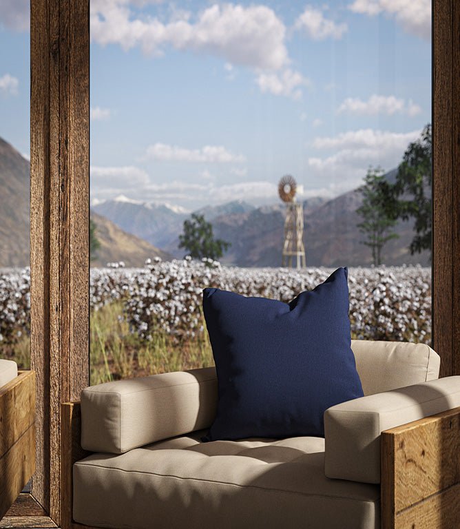 Oxford FR Fabric / Navy - Just Fabrics