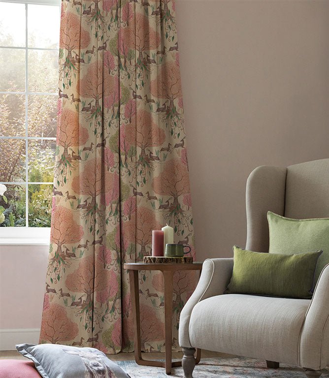 Willow Woods Fabric / Blush - Just Fabrics