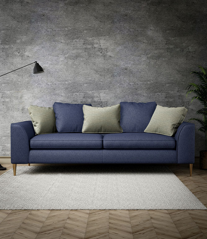 Pershore FR Fabric / Indigo - Just Fabrics