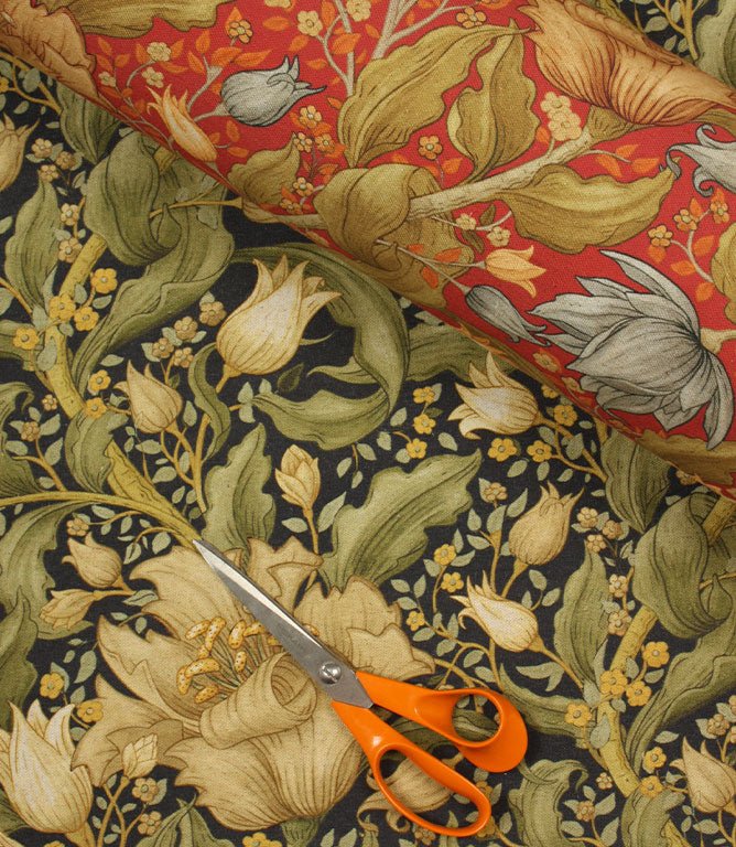 Claremont Fabric / Indigo - Just Fabrics