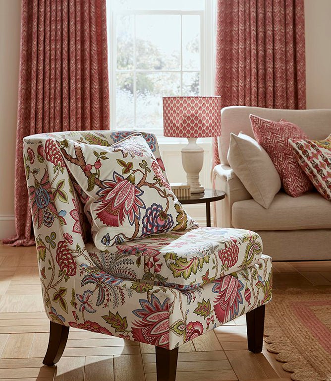 Palampore Fabric / Carmine - Just Fabrics