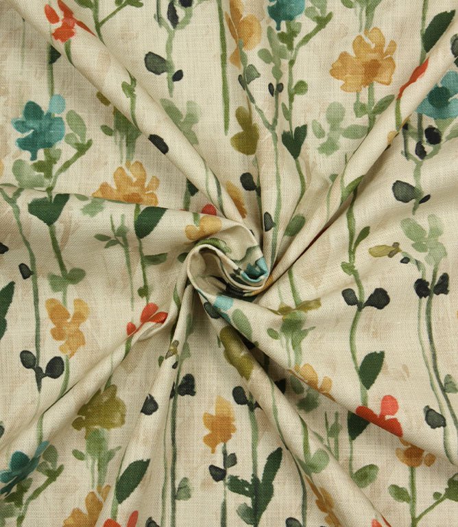 Elizabeth Fabric / Green - Just Fabrics