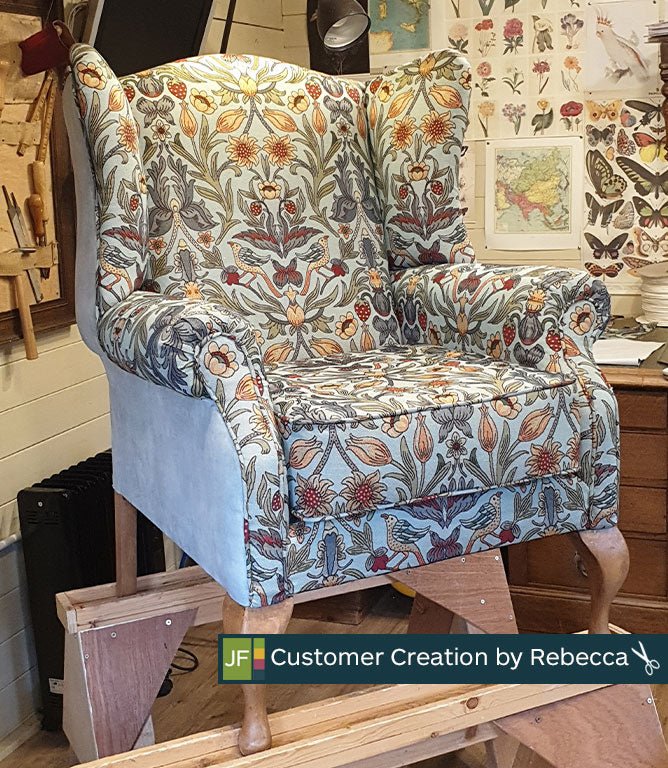 Ruskin Fabric / Duck Egg - Just Fabrics