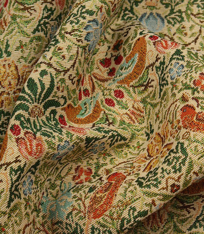 Strawberry Thief Tapestry Mini Fabric / Natural - Just Fabrics