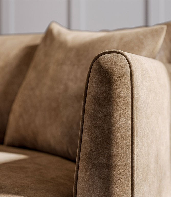 JF Vintage Velvet FR Fabric / Mocha - Just Fabrics