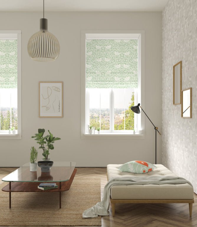 Looting Fruits Fabric / Sage - Just Fabrics