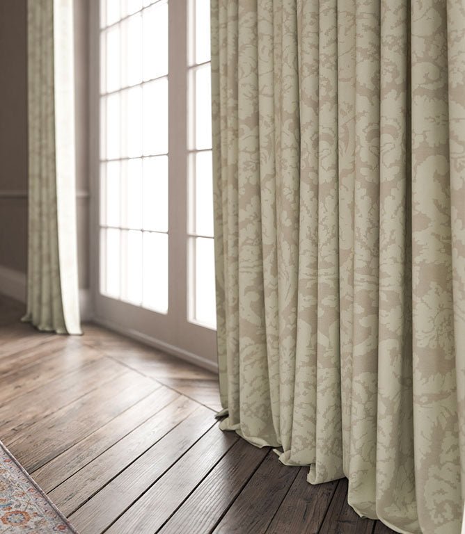 Chalfield Damask Fabric / Sepia - Just Fabrics