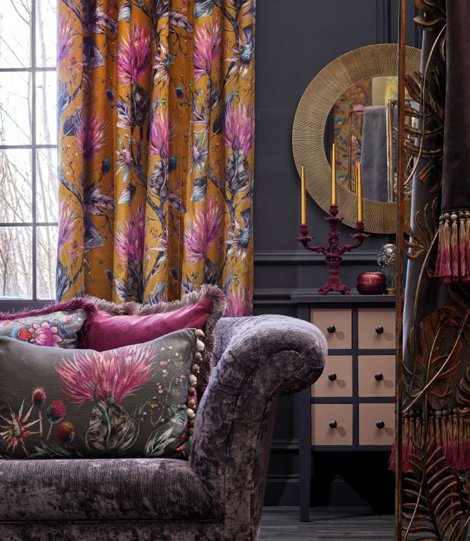 Elysium Fabric / Gold - Just Fabrics