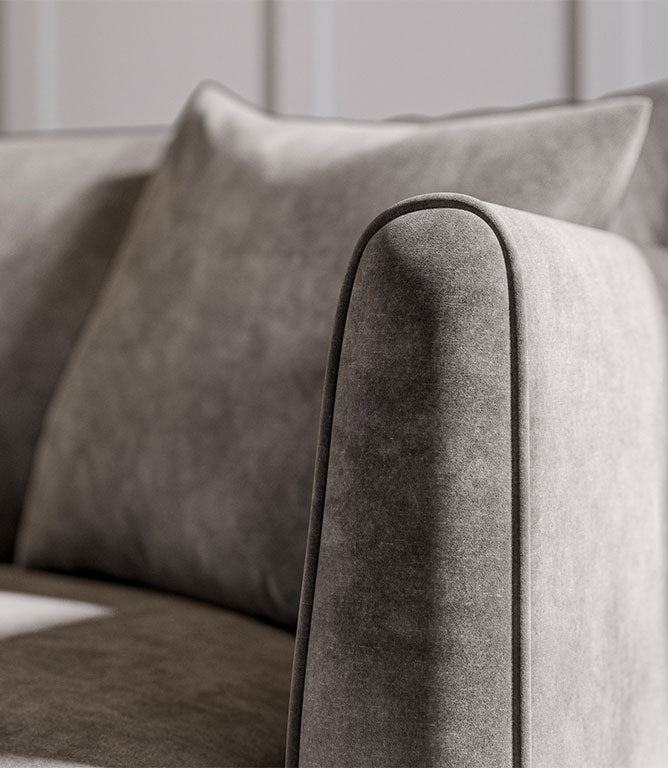 JF Vintage Velvet FR Fabric / Cement - Just Fabrics