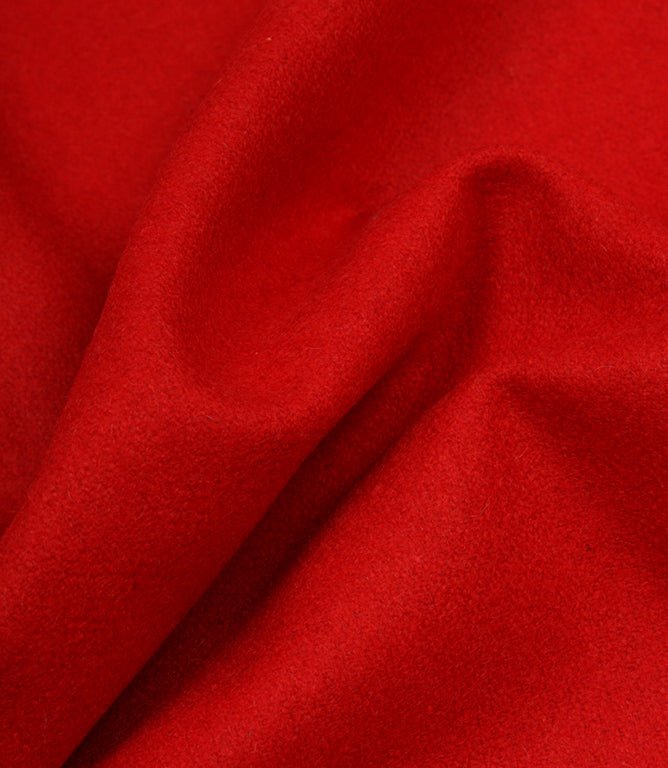Morris Wool Fabric / Crimson - Just Fabrics