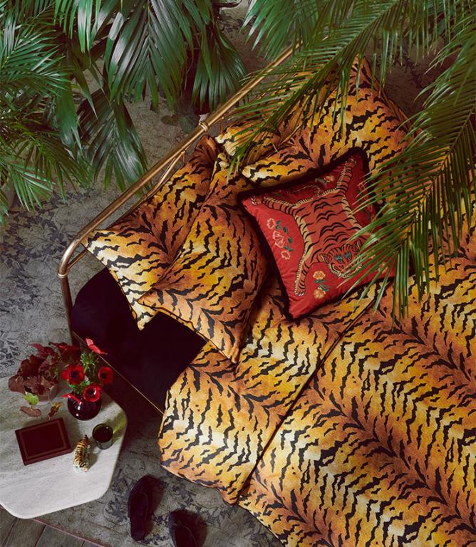 Tiger Gold Bedding Set - Just Fabrics