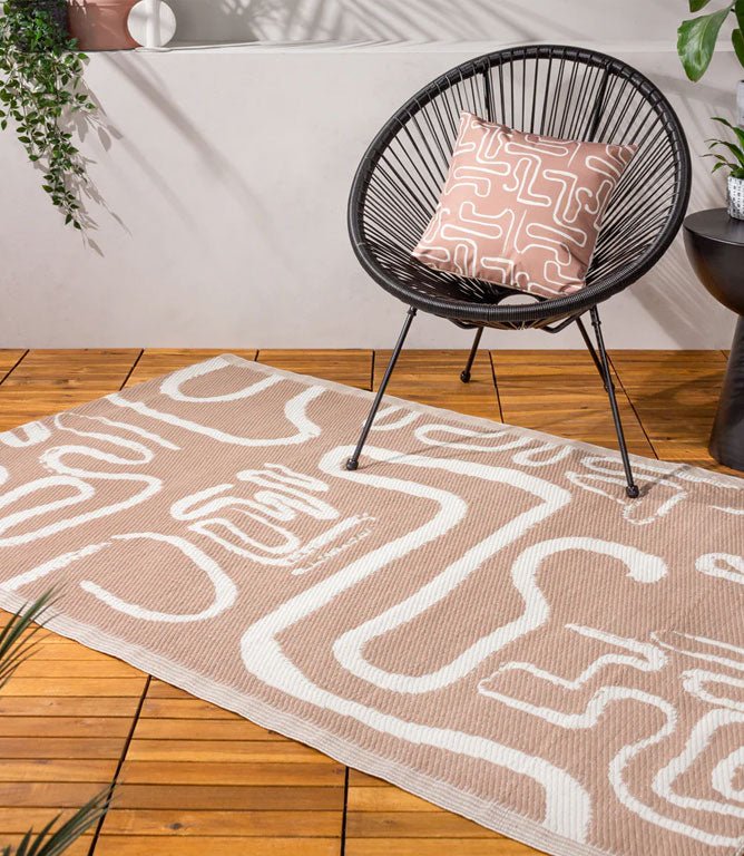 Swirl Outdoor Rug - Just Fabrics