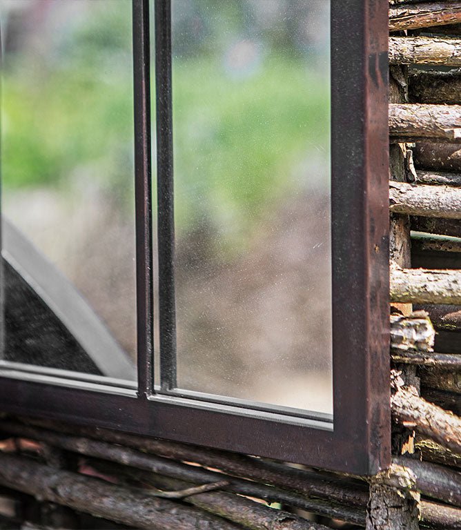 Penrith Outdoor Mirror Black - Just Fabrics