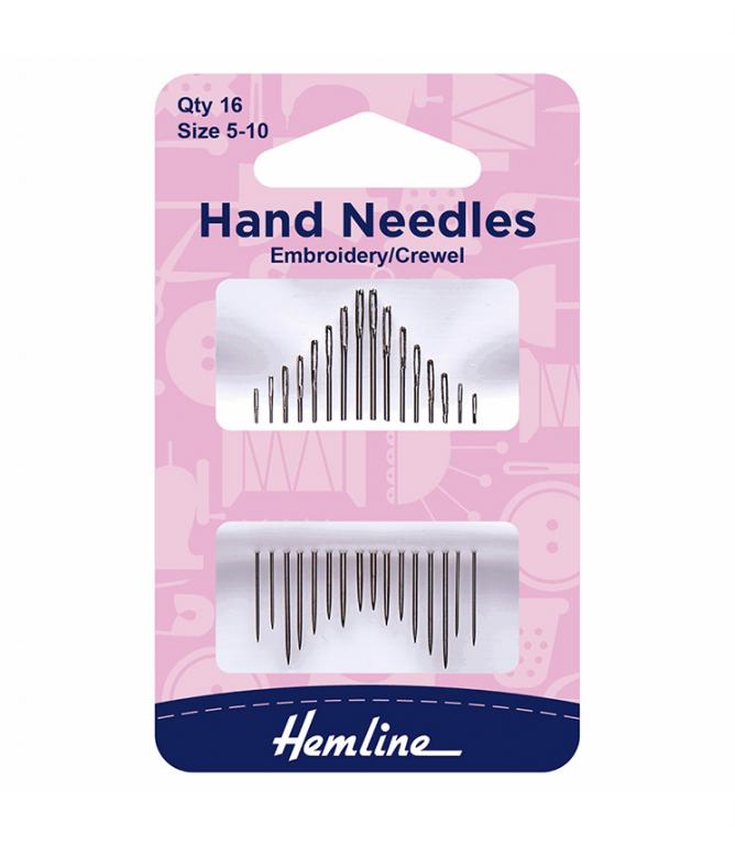 Embroidery / Crewel Needles - Just Fabrics