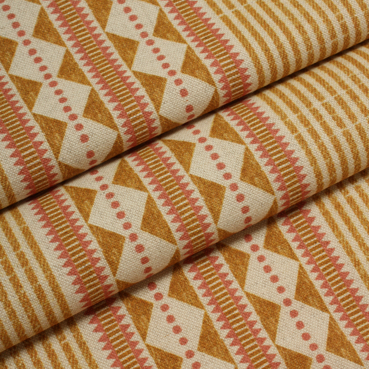 Arlo Stripe Fabric / Ochre