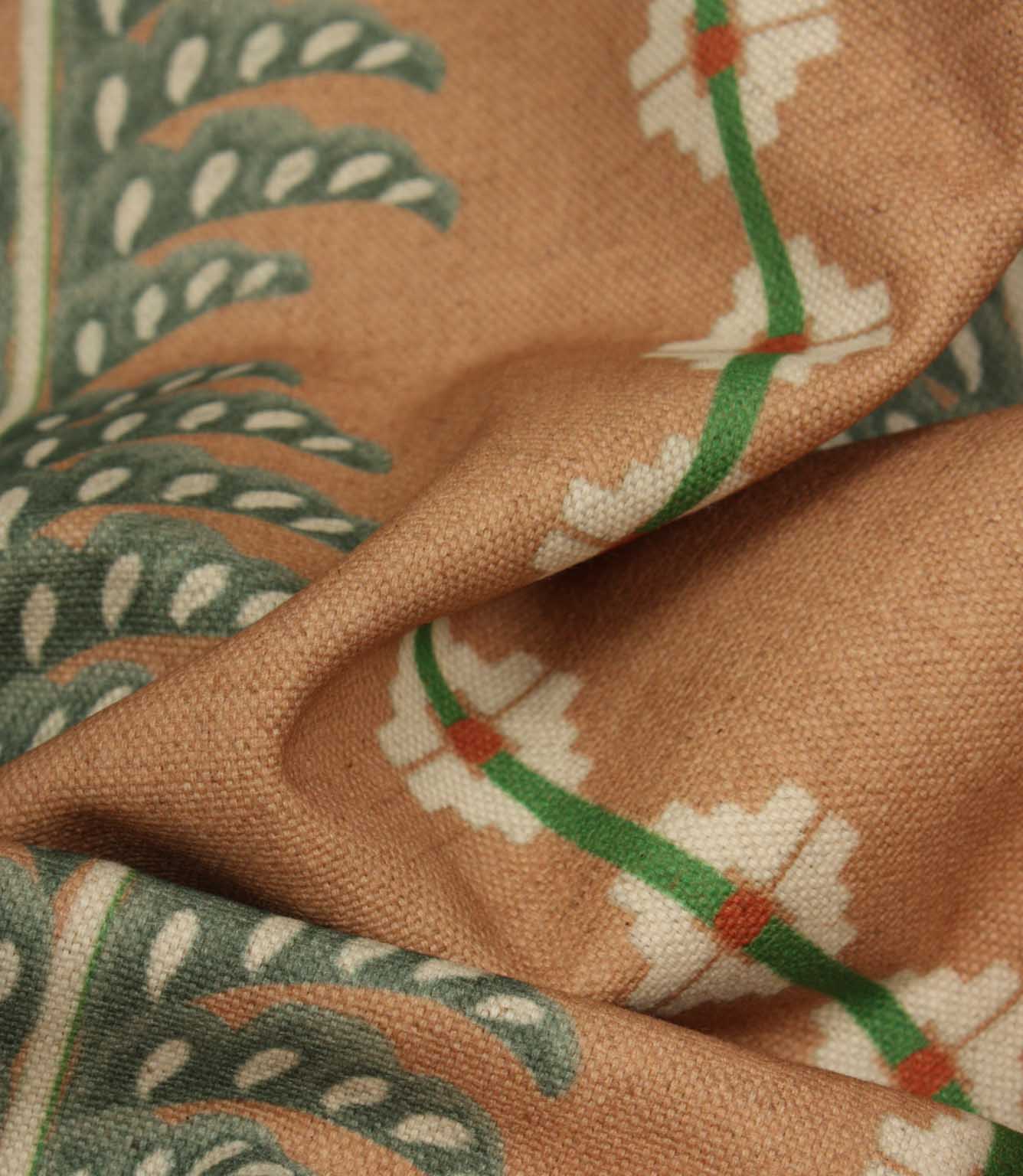 Boho Trail Fabric_Rust